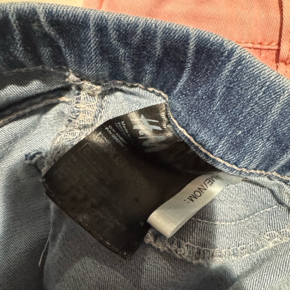 Two Pairs Girls Denim Jeggings 6-7 - Picture 6 of 6